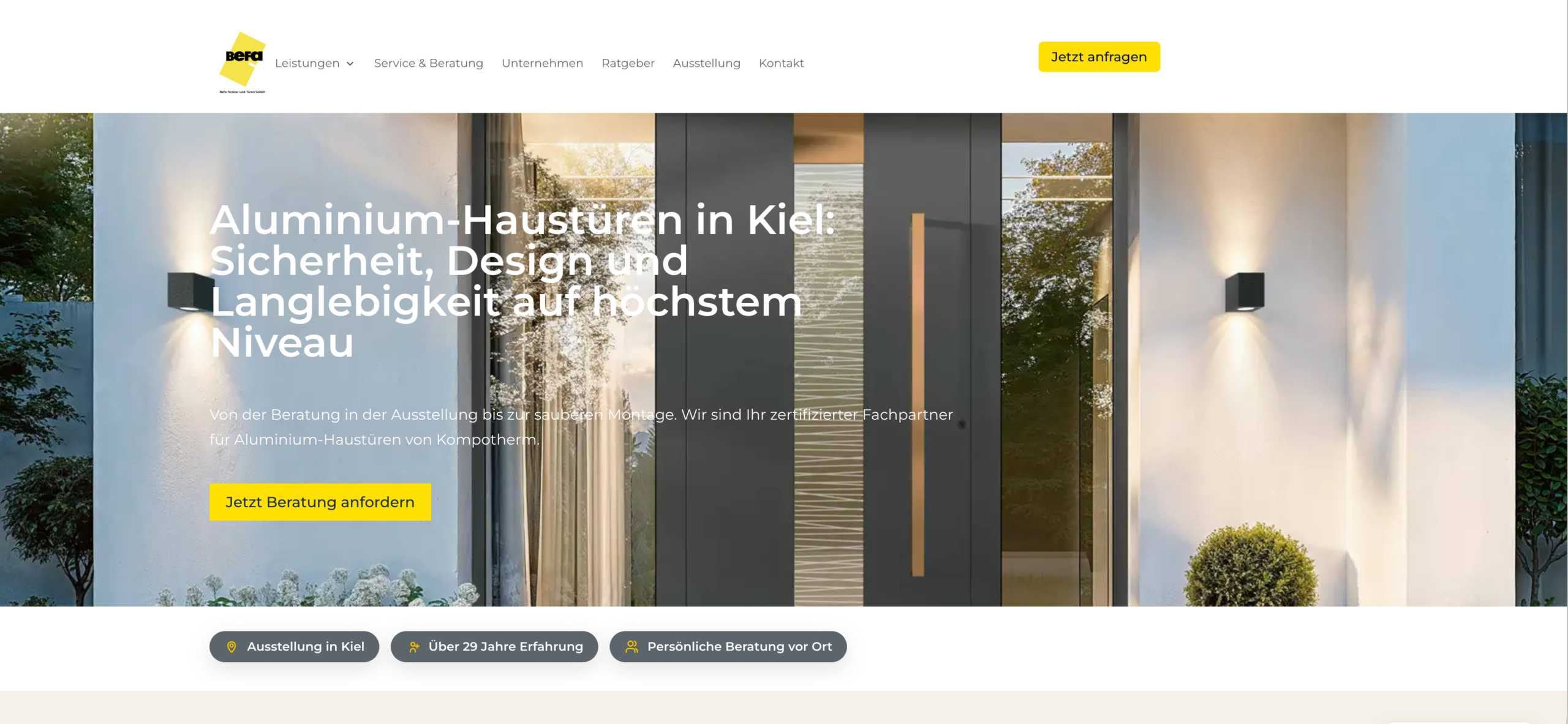 Screenshot deiner Website